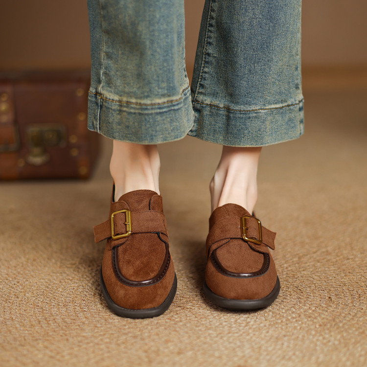 Deep Mouth Flat Shoes for Women - Spring 2025 Fashion Slip-On - Image 2